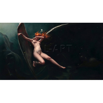 РЕПРОДУКЦИИ НА КАРТИНИ Фея под звездно небе (1880)